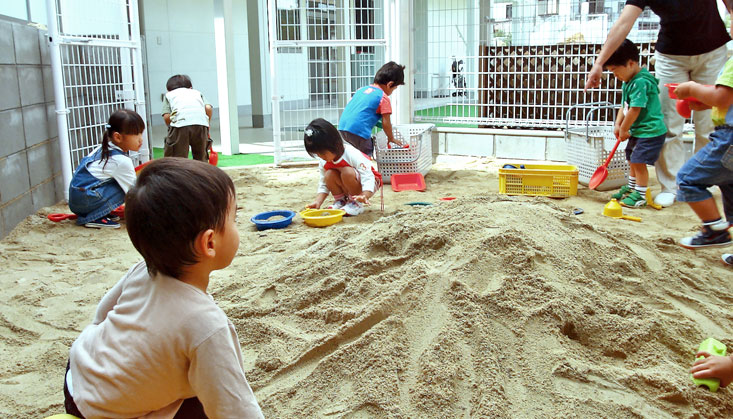 低年齢児用砂場
